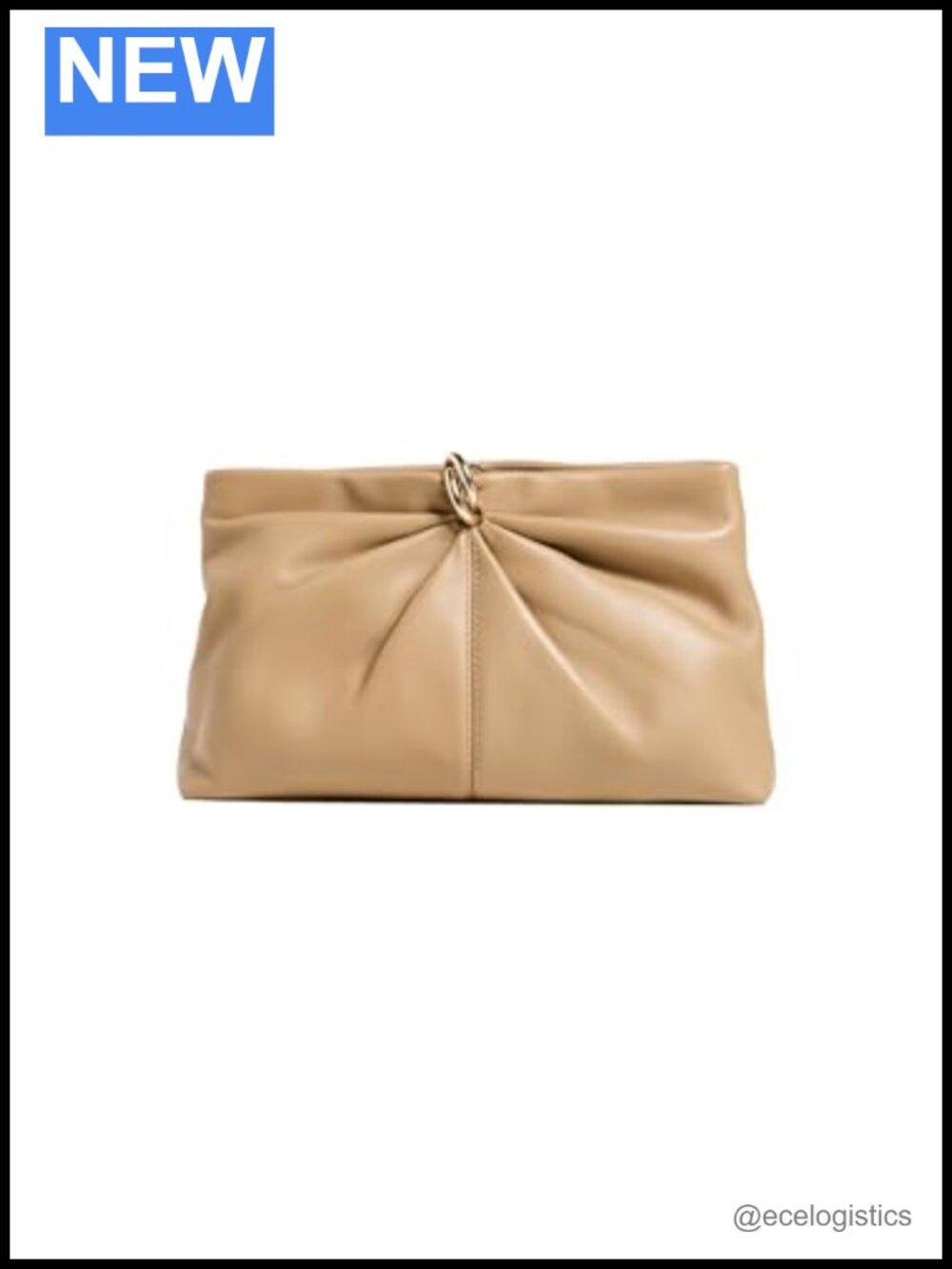 Loeffler Randall Corrine Gathered Ring Clutch - 100% Leather
